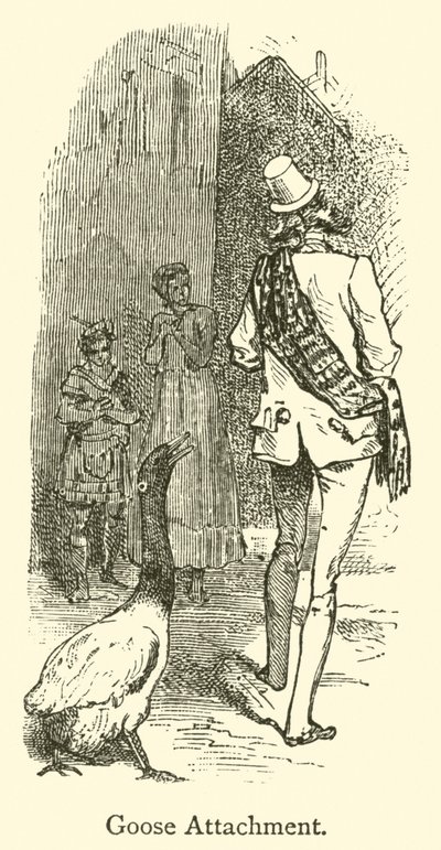 Acessório para ganso (gravura) de French School