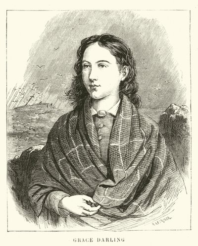 Grace Darling (gravura) de French School