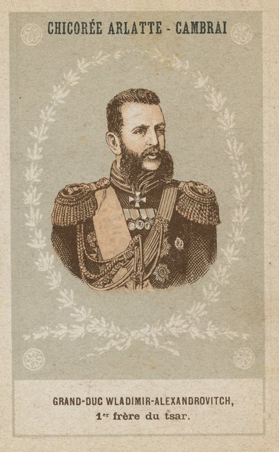 Grão-Duque Wladimir-Alexandrovich, o primeiro irmão do czar de French School