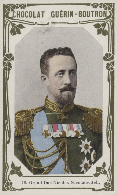 Grão-Duque Nicolau Nicolau (foto colorida) de French School
