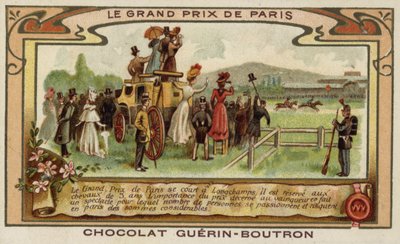 Grand Prix de Paris horse race, Longchamps (chromolitho) de French School