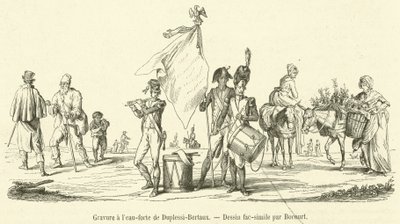 Gravura por Duplessi-Bertaux (gravura) de French School