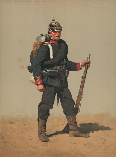 Grenadier der Konigs Granadeiro Regts, 2 Westpreuss, n º 7, Feldmarchmassig de French School