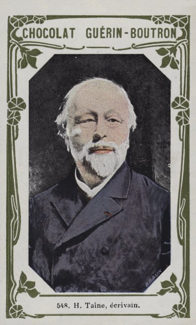 H Taine, escritor (foto colorida) de French School