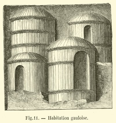 Habitação gaulesa de French School