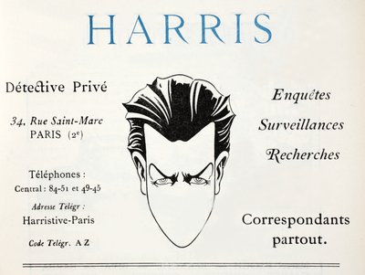 Harris - detetive particular (estêncil) de French School