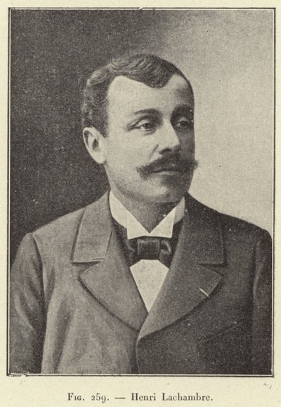 Henri Lachambre (gravura) de French School