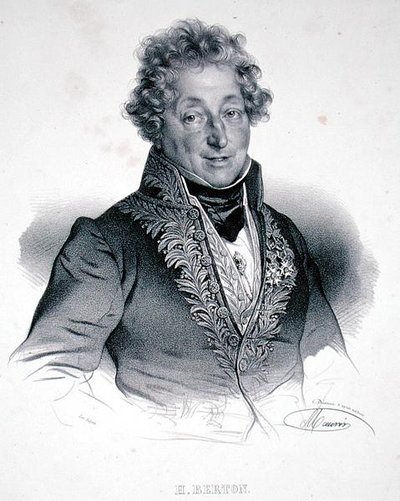 Henri Montan Berton (1767-1844) gravado por François Seraphin Delpech (1778-1825) (litho) de French School