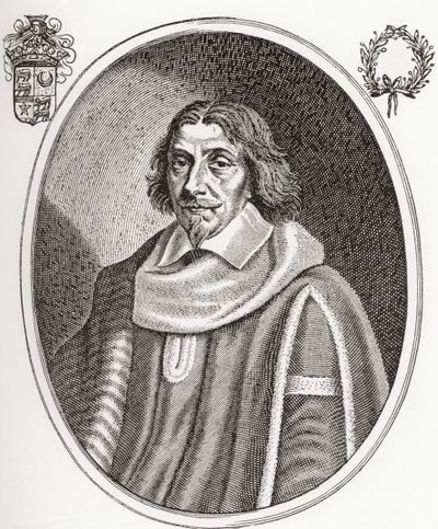 Henri de Mesmes, senhor de Roissy, marquês de Mongneville e Everly, 1575-1650. Magistrado francês e prefeito de Paris. De Les Heures Libres publicado em 1908. de French School