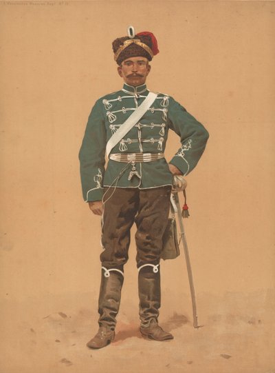 Hessian Hussar Regt n º 13 de French School