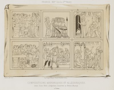 Composições históricas e alegóricas de French School