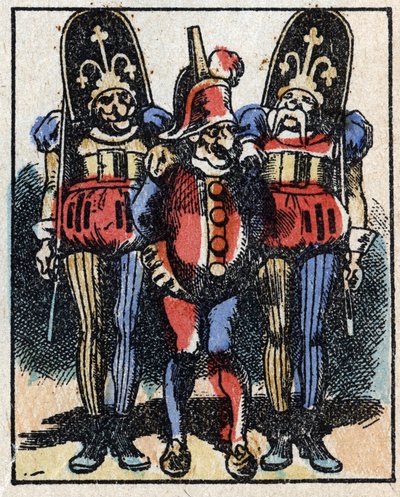 História da Dra. Pulcinella (Polichinelle). Gravura em madeira de Imaging Pellerin - Epinal, sd. Final do século XIX. de French School