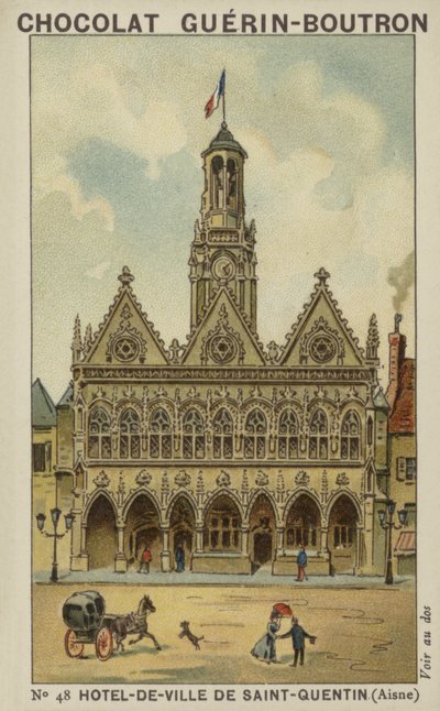 Hotel-de-Ville de Saint-Quentin, Aisne de French School
