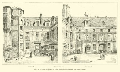 Paris Prevot Hotel, passagem de Charlemagne, rue Saint-Antoine de French School