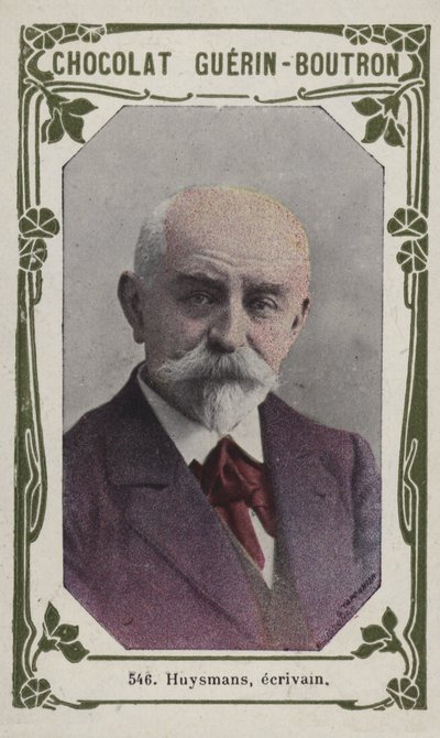 Huysmans, escritor (foto colorida) de French School
