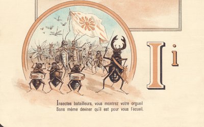 I: Insetos battailleurs, você mostra seu orgulho Sem nem mesmo adivinhar que é para você de French School