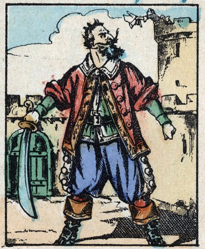 Ilustração para "Barba Azul". de French School