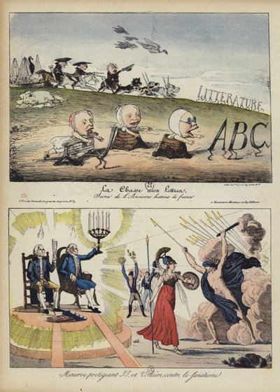 Ilustração para Le Rire (cor litho) de French School