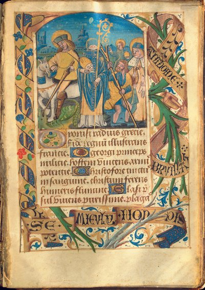 Ilustração do "Livro das Horas, Uso de Roma", c.1480 de French School