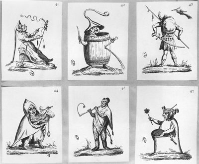 Ilustração de &39;Gargantua and Pantagruel&39;, de François Rabelais (gravura) de French School