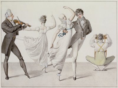 Ilustração de "The Good Kind", c.1810 de French School