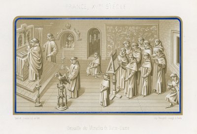 Imagem em grisaille de The Miracles of Our Lady de French School