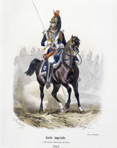 Guarda Imperial: Cuirassiers in 1854 - in "Histoire de l