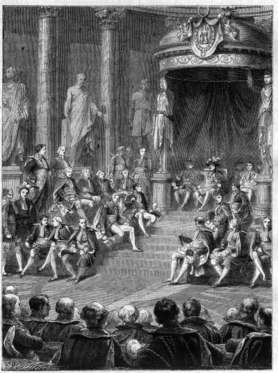 Imperiale seance in the Senate: discurso de Napoleão sobre a constituição do novo reino da Itália em 1805 - in "Histoire de l