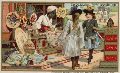 Na Índia (chromolitho) de French School