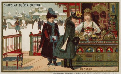 Na Rússia (chromolitho) de French School