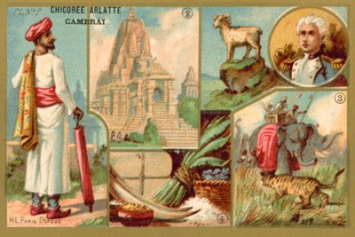 Índia (chromolitho) de French School