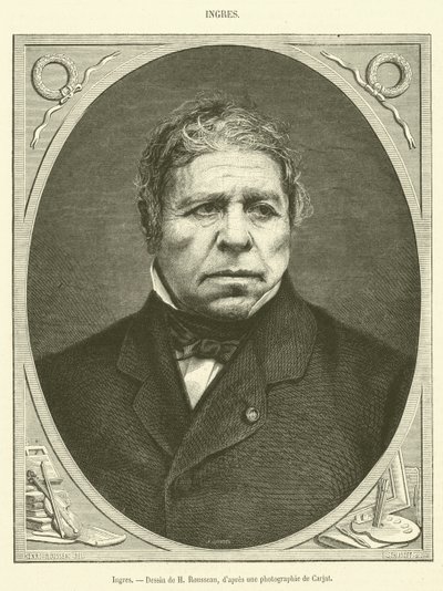 Ingres (gravura) de French School