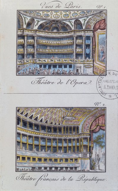 Interior, de, a, teatro, de, a, ópera, e, teatro, de, a, francês, comédia, apartamento, 1, de, vues, de, paris de French School