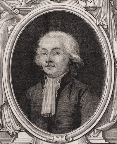 Isaac René Guy, o Chapeleiro, de "História da Revolução Francesa" por Louis Blanc (1811-82) de French School