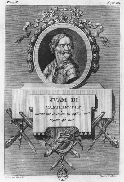 Ivan III, o Grande (gravura) de French School