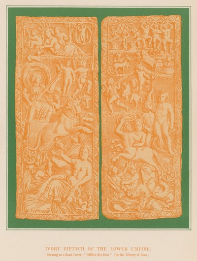 Diptych Marfim do Império Inferior de French School