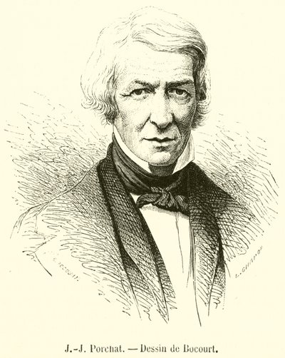 J-J Porchat (gravura) de French School