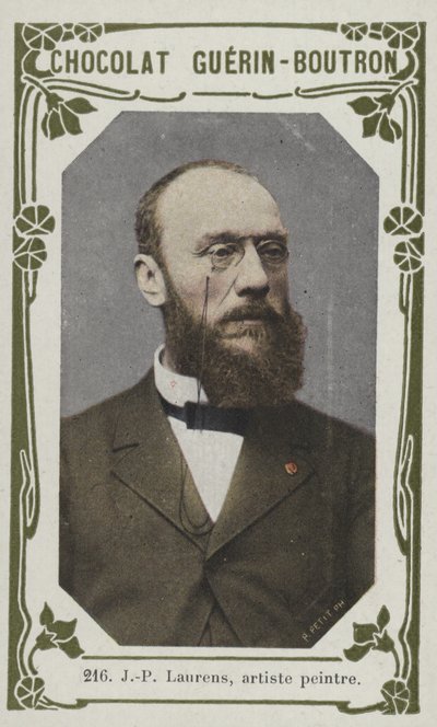 JP Laurens, pintor (foto colorida) de French School