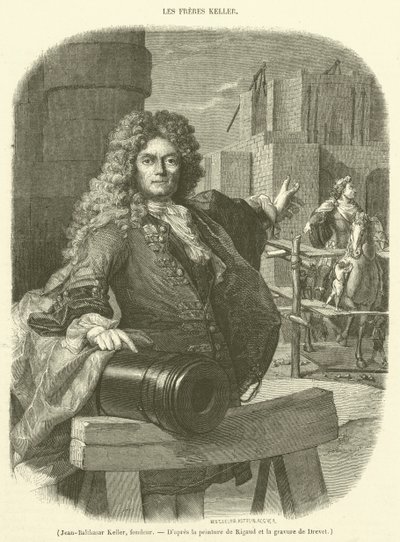 Jean-Balthasar Keller, fundidor (gravura) de French School