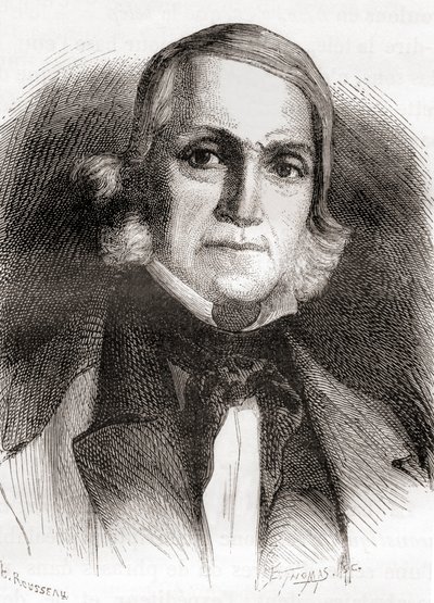 Jean-François Sudre, de Les Merveilles de la Science, publicado c.1870 (gravura) de French School