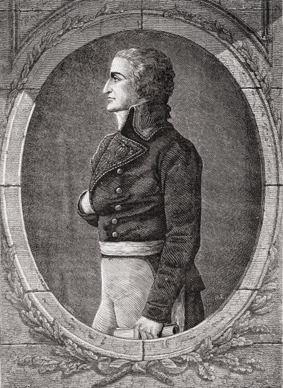 Jean-Jacques Regis de Cambaceres (1753-1824) Duque de Parma, de "História da Revolução Francesa" por Louis Blanc (1811-82) gravado por Pannemaker (n.1822) 1847-62 de French School