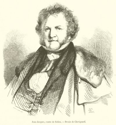 Jean-Jacques, Conde de Sellon (gravura) de French School