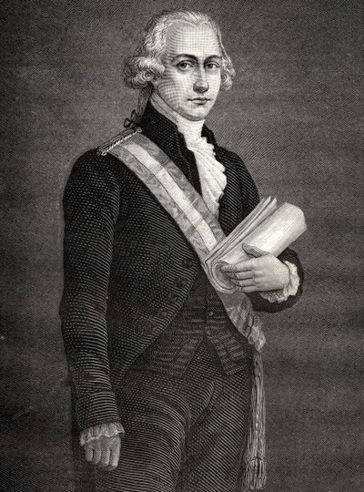 Jean-Nicolas Pache, de "História da Revolução Francesa" por Louis Blanc (1811-82) de French School