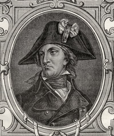 Jean-Nicolas Stofflet, de "História da Revolução Francesa" por Louis Blanc (1811-82) de French School