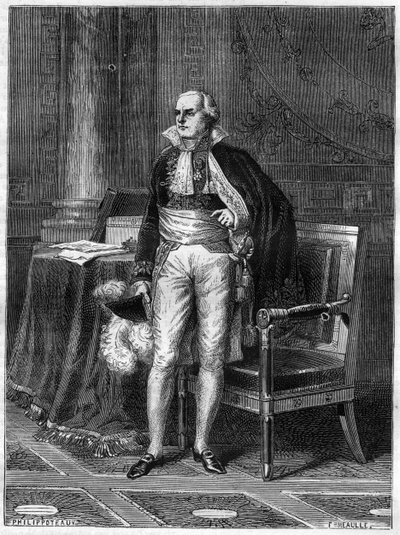 Jean Baptiste (Jean-Baptiste) de Nompere de Champagny (1756-1834) Duque de Cador - Jean-Baptiste de Nompere de Champagny (1756-1834), Duque de Cadore, político francês - in "Histoire de l