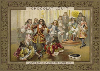 Jean Bart na corte de Louis XIV de French School