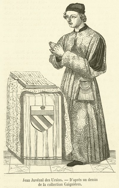 Jean Juvenal des Ursins (gravura) de French School