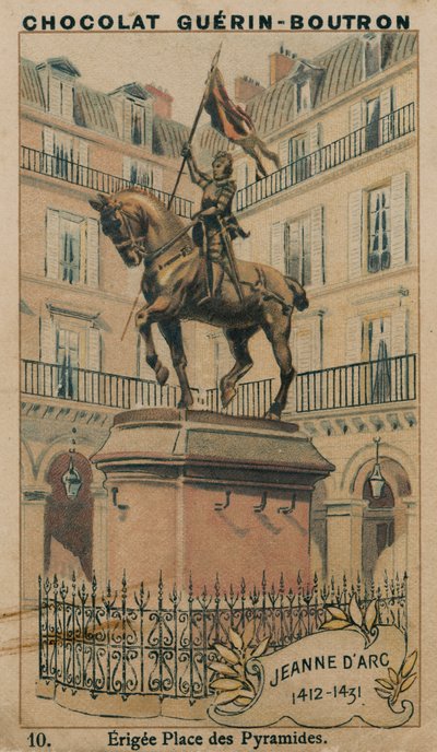 Joana d&39;Arc, 1412-1431, Erigee Place des Pyramides de French School