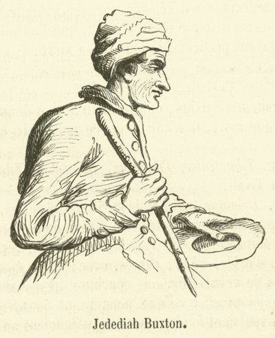 Jedediah Buxton (gravura) de French School