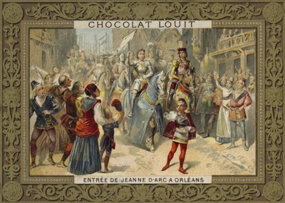 Joana d&39;Arc entra em Orleans, 1429 de French School